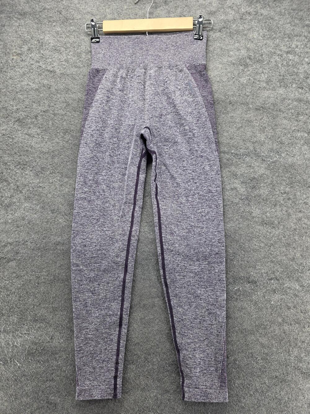 Gymshark Leggings Womens Small Purple Seamless High Waist Workout Yoga Pants